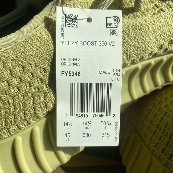adidas gazelle silver green womens Yeezy Boost 350 V2 'Sulfur' – CruzX
